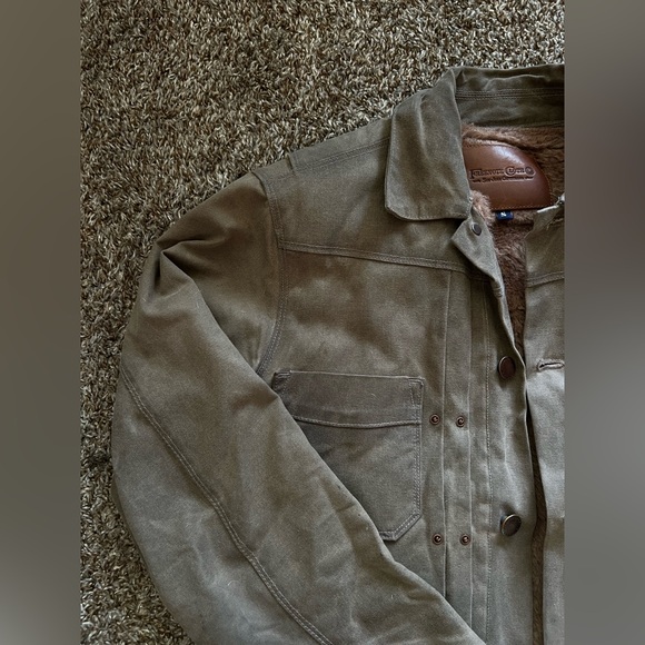 Freenote Cloth San Juan Capistrano Riders jacket waxed canvas tobacco Men Small - Picture 2 of 14